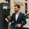 Qoltec EV Charging Station Type2 22kW LCD 2 EV cards 3 phases Wallbox 5m