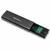 Qoltec Enclosure for M.2 SATA SSD NGFF USB type C