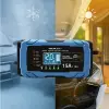 Qoltec Intelligent microprocessor charger 12V 15A Rectifier with repair function AGM GEL LiFePO4 9-stage charging