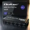 Qoltec Active HDMI Splitter 4 x HDMI 4K x 2K 3.4Gb/s High stability