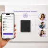 Qoltec nutikas 2-osaline valgustilüliti Wi-Fi Taimer Tuya Smart life, must