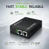 Qoltec kahesuunaline Ethernet kommutaator meediamuundur 2x RJ45 2x SFP 1000Mb/s 5V