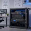Qoltec Pure Sine Wave UPS for RACK 3kVA 3000W Power Factor 1.0 LCD EPO USB Online Compatibility with LiFePO4, AGM and GEL batteries