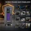 Qoltec kolmefaasiline pingestabilisaator AVR MULTIPROTECTION 40kVA täpsus ± 3% servomootor LCD Expert Line