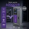 Qoltec kolmefaasiline pingestabilisaator AVR MULTIPROTECTION 40kVA täpsus ± 3% servomootor LCD Expert Line