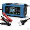 Qoltec Smart Battery Charger 12V 6A Rectifier with repair function MCU Auto OFF 9-stage charging AGM, GEL, LiFePO4
