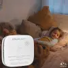 Qoltec Sertifitseeritud juhtmevaba suitsuandur patareiga Tuya Wi-Fi sensor eluiga 10 aastat alarm 85dB LED
