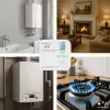 Qoltec Certified wireless Carbon monoxide (CO) sensor with battery sensor service life 10 years alarm 85dB LED