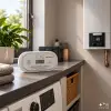 Qoltec sertifitseeritud juhtmevaba vingugaasiandur (CO), 10-aastane anduri eluiga, 85 dB alarm, LCD, LED-märgutuled