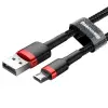 Baseus Cafule Micro USB kaabel 1,5A 2m (punane + must)