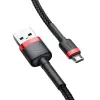 Baseus Cafule Micro USB kaabel 1,5A 2m (punane + must)