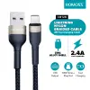 Romoss Lightning CB12B nylon braided  USB cable 1m