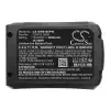 Gloria 729102.0000 2000mAh / 36.00Wh aiatööriista aku