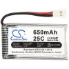 Hubsan H107, Syma CX-30 drone battery Li-Polymer 650mAh