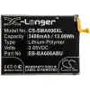 Samsung EB-BA606ABU 3.85V 3400mAh Li-Polymer mobiiltelefoni aku
