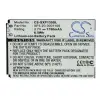 Socketmobile XP3.20-0001100, XP-0001100, BAT-01750-01 S mobile phone battery 1750mAh