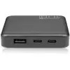 Everactive EB-11QB 10000mAh akupank 20W, 2x USB-C + 1x USB-A, LCD ekraaniga