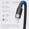 Romoss Lightning CB12B nylon braided  USB cable 1m