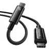 Baseus Tungsten Gold USB-C to USB-C 240W kiirlaadimiskaabel 1m