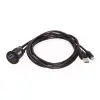 Coolgear USB Panel Mount Extension 1 x Type C 3.0 and 1 x USB 3.0 A Male to Female Cable