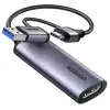 Video Capture Card 2K@30Hz HDMI to USB-A/USB-C