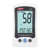 Air quality meter, PM2.5 0-500 ug/m³, -10-50C, 5-99% RH, 1500mAh, UNI-T
