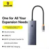 Docking station / adapter USB C plug - 4 types connectors (HDMI4K@60Hz*1+USB3.0*3+PD*1+SD/TF*1) UltraJoy BASEUS