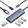 Docking station / adapter USB C plug - 3 types of connector (HDMI + 4x USB3.0 + USB-C) UltraJoy  BASEUS