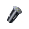 Auto kiirlaadija GoTrip 30W 12-24V 2xUSB-C PD, must
