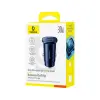 Auto kiirlaadija GoTrip 30W 12-24V 2xUSB-C PD, must