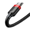 Cable USB A plug - micro USB plug 1.0m QC3.0 Cafule red+black BASEUS