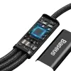 Cable USB C - USB C (15W) / micro USB (10W) / IP Lightning (20W) connector cable 1.5m  black Rapid BASEUS