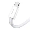 Kaabel USB A - USB C 1m 66W valge (ei sobi iPhone 15-ga) Superior BASEUS