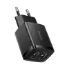 Wall Charger 10.5W 2xUSB 2.1A, Black