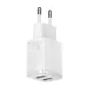 Seinalaadija 10.5W 2xUSB 2.1A, valge