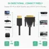 Kaabel HDMI-DVI (24+1) 1.5m kahesuunaline (1080P@60Hz) must HD106 UGREEN