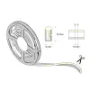 LED-riba NEON FLEX 12Vdc, 7.2W/m, 1cm lõikega, 3000K, 6x12mm, 5m rull, IP67