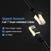 F/FTP CAT7 kaabel 2xRJ45 pistikuga 1.5m must NW107 UGREEN