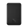 LiPo akupank 6000mAh 20W juhtmevaba laadimine 15W USB-C Magsafe ühilduv Mini Air must BASEUS