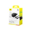 Wall Fast Charger Palm 20W USB + USB-C QC3.0 PD3.0 with USB-C Cable 1m, Black