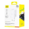 Seina kiirlaadija EnerFill FE11 100W USB-A + 2xUSB-C QC PD, valge