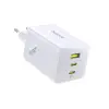 Seina kiirlaadija EnerFill FE11 100W USB-A + 2xUSB-C QC PD, valge