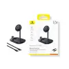 Wireless Magnetic Charging Stand EnerFill FS41 3-in-1 22.5W USB-C, Black