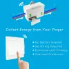 Wireless wall switch, transmitter, works without batteries, kinetic, one button