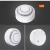 Smoke sensor Wi-Fi TUYA, with siren 85dB, white, 2x AAA