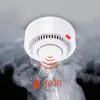 Smoke sensor Wi-Fi TUYA, with siren 85dB, white, 2x AAA