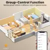 Smart thermostat for water heating floor valves control, 3A, Wi-Fi, white, TUYA / Smart Life