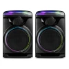 Track 2.0 Amplified Speaker Set with LED Black
