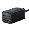 Быстрое зарядное устройство Baseus GaN3 Pro, 2x USB-C, 2x USB, 65 Вт (черный)