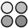 4 TELESIN CPL/ND8/ND16/ND32 filtri komplekt DJI Osmo Action 3 / 4 / 5 jaoks